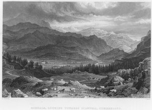 Eskdale, Looking Towards Scawfell, Cumberland (gravering) af George (after) Pickering
