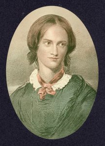 Charlotte Bronte, engelsk romanforfatter (farvet gravering) af George (after) Richmond