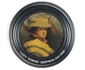 Elizabeth Cumberland, Lady Edward Bentinck (farve litho)