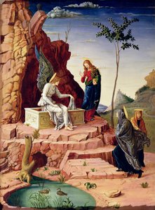 De hellige kvinder ved Kristi grav, efter Mantegna, 1869