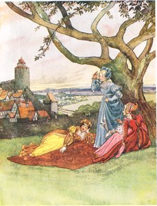 Les Trois Princesses, illustration fra 
