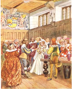 Lochinvar, illustration fra "A Picture Song Book", 1910