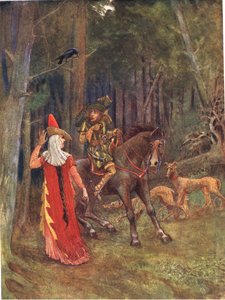 Waldesgesprach, illustration fra "A Picture Song Book", 1910