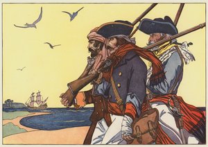Pirater på øen Tortuga