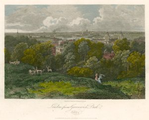 London fra Greenwich Park, Kent