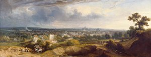 Udsigt over Paris fra Montmartre, 1829