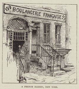 Et fransk bageri, New York af George Augustus Sala
