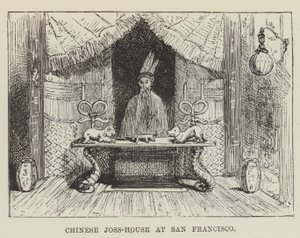 Kinesisk Joss-House i San Francisco af George Augustus Sala