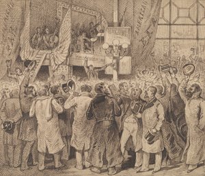 Krager, der fejrer i American Bar af George Augustus Sala
