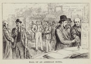 Sal på et amerikansk hotel af George Augustus Sala