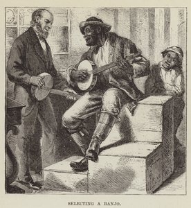 Valg af en banjo af George Augustus Sala