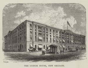 Custom House, New Orleans af George Augustus Sala