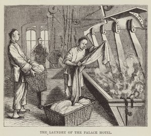 Vaskeriet på Palace Hotel af George Augustus Sala