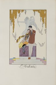 Dikkedarer og dikkedarer: Efterår, 1925. af George Barbier