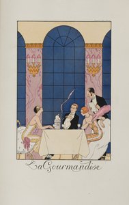 Dikkedarer og dikkedarer: La Gourmandise, 1924.