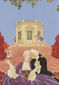Illustration til Fêtes galantes af Paul Verlaine, 1928.
