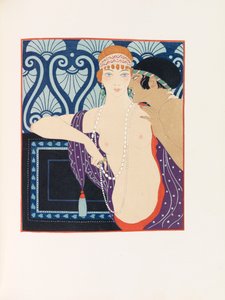 Illustration til Les Chansons de Bilitis The Songs of Bilitis af Pierre Louÿs, 1922.