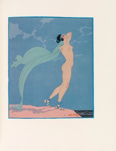 Illustration til Les Chansons de Bilitis The Songs of Bilitis af Pierre Louÿs, 1922.