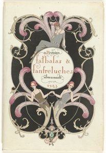Modemagasinet som fristerinde Falbalas and Fanfreluches, almanak over nutid, fortid og fremtid for 1923, 2. år af George Barbier