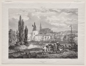 Maleriske og romantiske rejser i det gamle Frankrig (Languedoc II, del I): Castelnaudary af George Barnard