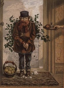 Juletid (print) af George Baxter
