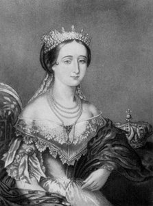 Eugenie de Montijo, kejserindekonsort af Frankrig c1853-1857, 1910.