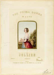 The Bride, cover til The Prima Donna Waltz noder af George Baxter
