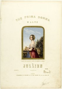 The Bride, cover til The Prima Donna Waltz nodeark af George Baxter