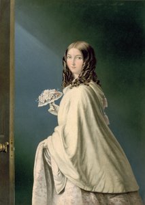 Brudepigen (chromolitho) af George Baxter