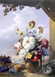 The Gardeners Shed, efter et maleri af J. Bartholomew, 1856 (tryk i oliefarver)