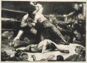 En knockout af George Bellows