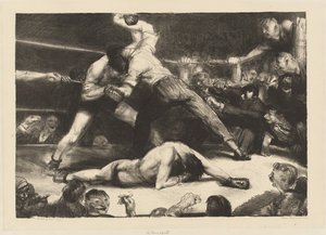 En knockout af George Bellows