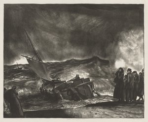 Allan Donn stikker til søs af George Bellows