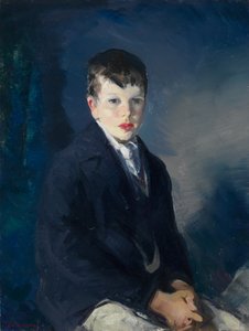 Drengen i den blå frakke af George Bellows