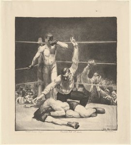 Udtalt, første sten af George Bellows