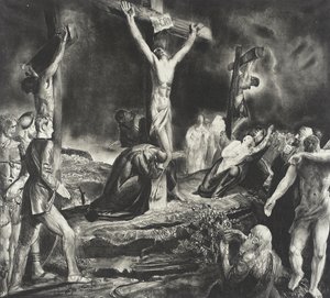 Kristi korsfæstelse af George Bellows