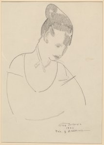 Elsie Speicher [verso] af George Bellows