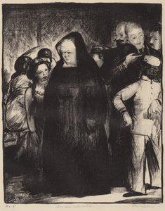 I en elevator af George Bellows