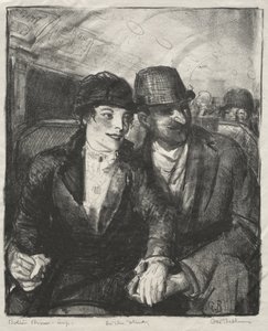 I metroen af George Bellows