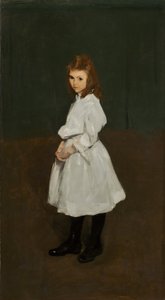 Lille pige i hvidt (Queenie Burnett)