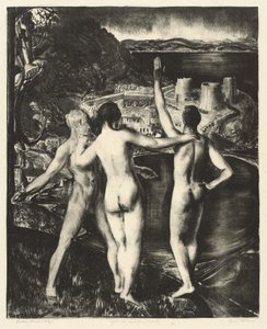 Lychnis og hendes sønner af George Bellows