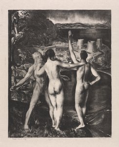 Lychnis og hendes sønner af George Bellows