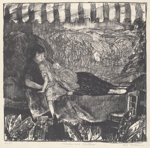 Mor og Børn af George Bellows