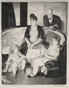 Min familie, den anden sten af George Bellows