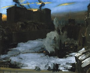 Udgravningen ved Pennsylvania Station af George Bellows