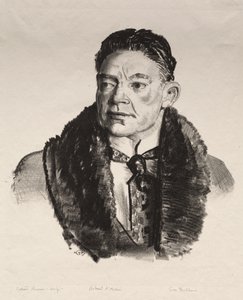 Portræt af Robert Aitken, »First Stone« af George Bellows