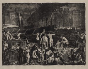 Splinter Beach af George Bellows