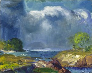 Den forestående storm af George Bellows