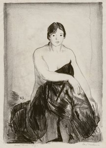 Modellen, den anden sten af George Bellows