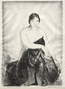 Modellen, den anden sten af George Bellows